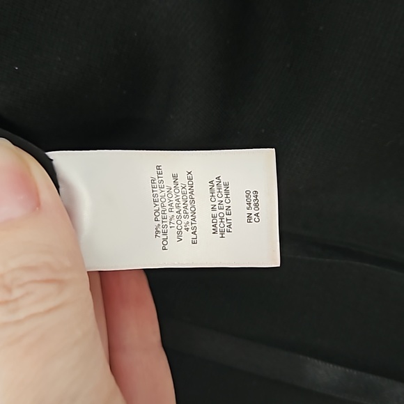 Lined, fabric has great weight/stretch, vivid stripes. - Picture 6 of 6